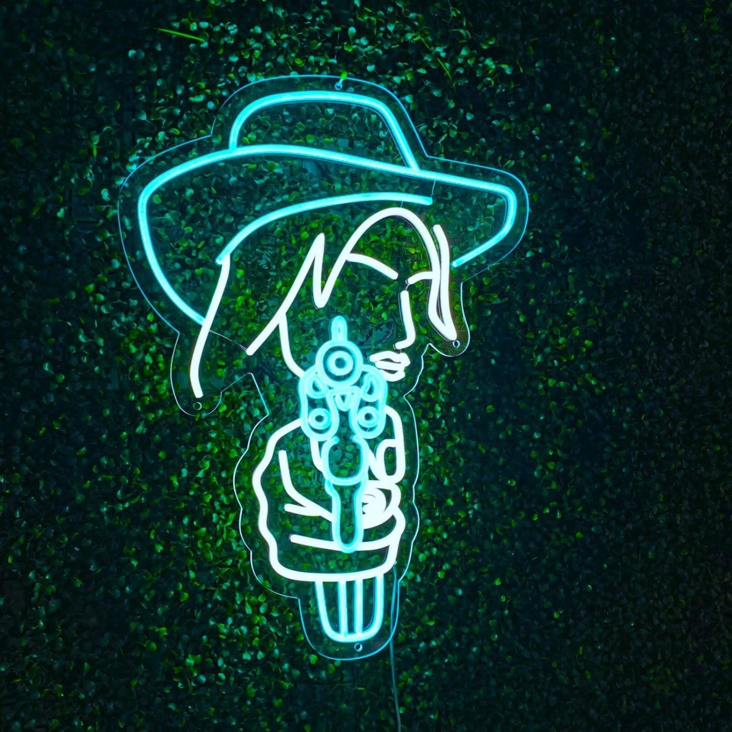 Cowgirl Pointing Gun Neon Sign | Shineneon
