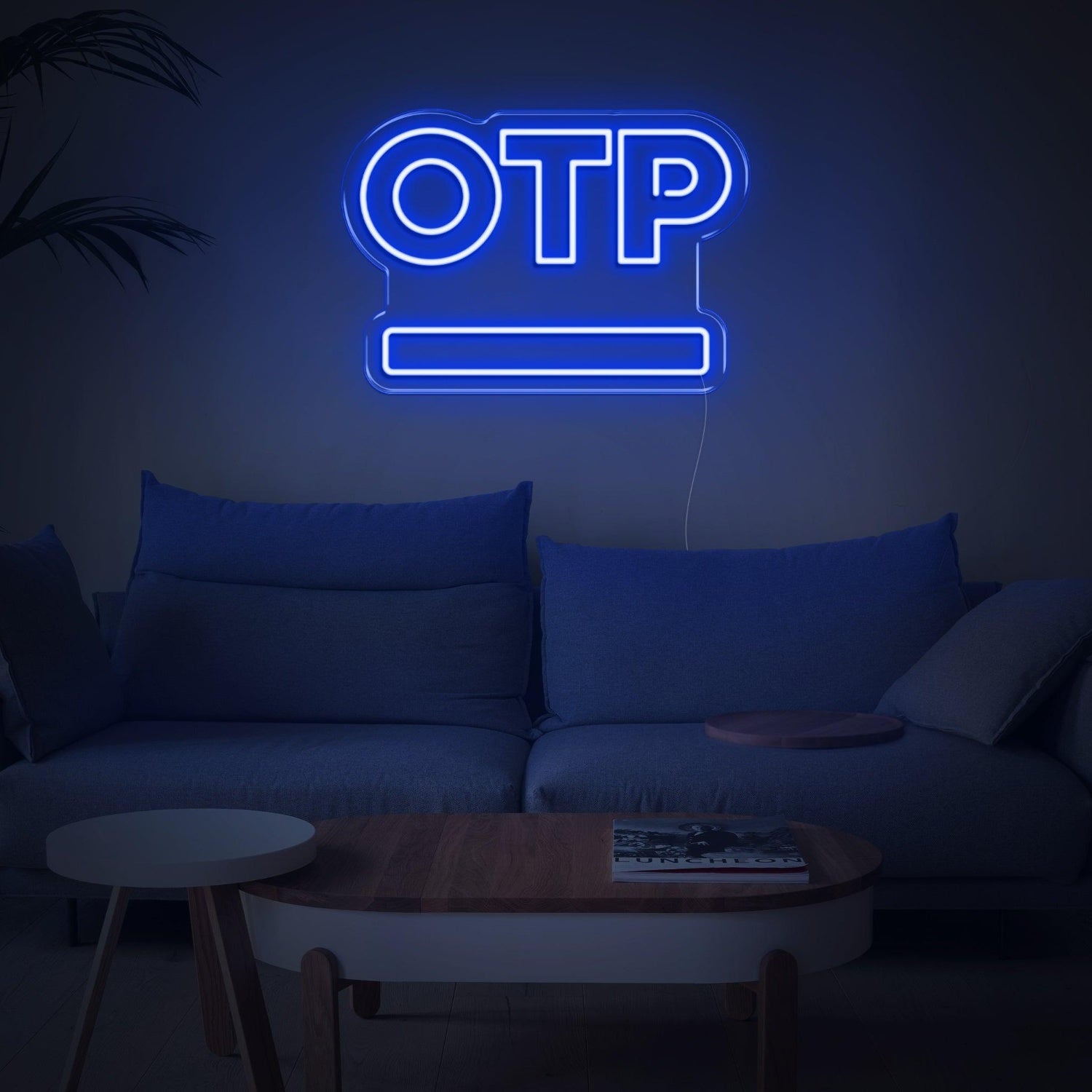 Pink Otp Button Led Neon Sign For Home Decor | Shineneon