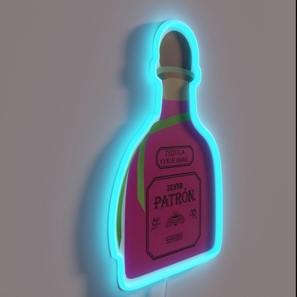 Pink Patron Bottle Rgb Led Neon Sign - Shineneon