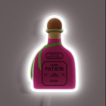 Pink Patron Bottle Rgb Led Neon Sign - Shineneon