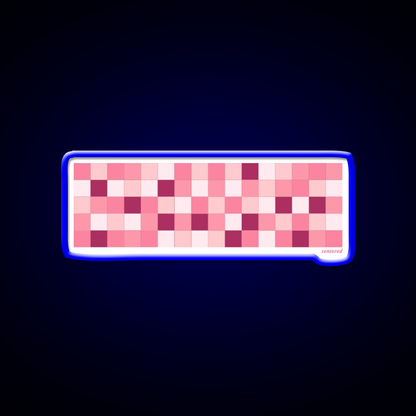 Pink Pixelated Censored Bar Man Cave Bar Led Neon Sign Rgb Color