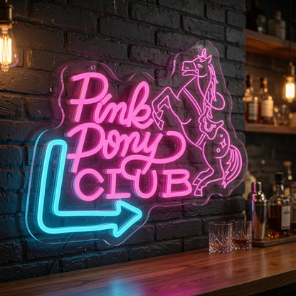 Pink Pony Club LED Neon Sign - 02 High-Converting Product Image