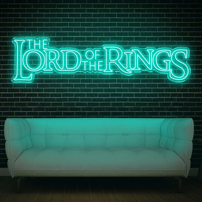 Pink Retro Script The Lord Of The Rings Led Neon Sign For Home Decor | Shineneon