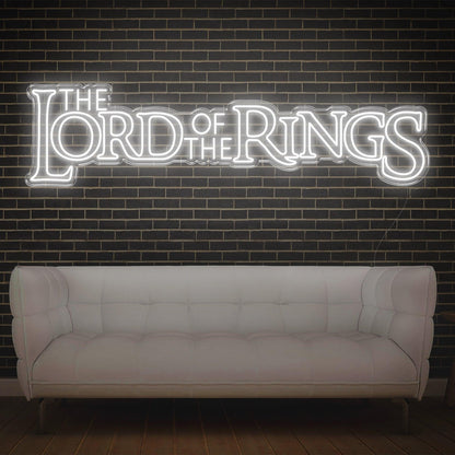 Pink Retro Script The Lord Of The Rings Led Neon Sign For Home Decor | Shineneon