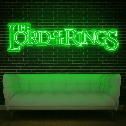 Pink Retro Script The Lord Of The Rings Led Neon Sign For Home Decor | Shineneon
