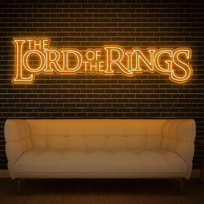 Pink Retro Script The Lord Of The Rings Led Neon Sign For Home Decor | Shineneon