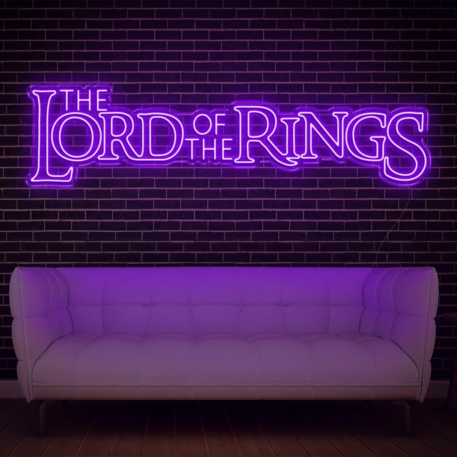Pink Retro Script The Lord Of The Rings Led Neon Sign For Home Decor | Shineneon