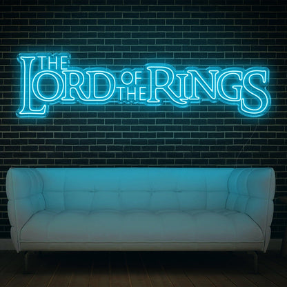 Pink Retro Script The Lord Of The Rings Led Neon Sign For Home Decor | Shineneon