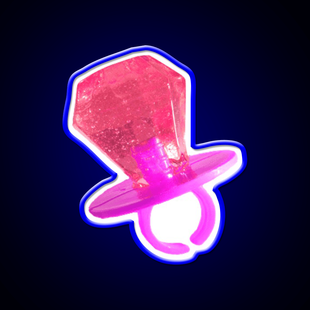 Pink Ring Pop Snack Food Led Neon Sign Rgb Color - Shineneon