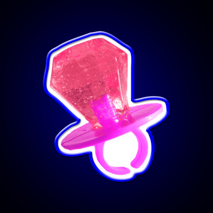 Pink Ring Pop Snack Food Led Neon Sign Rgb Color - Shineneon