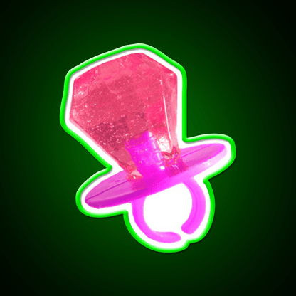 Pink Ring Pop Snack Food Led Neon Sign Rgb Color - Shineneon