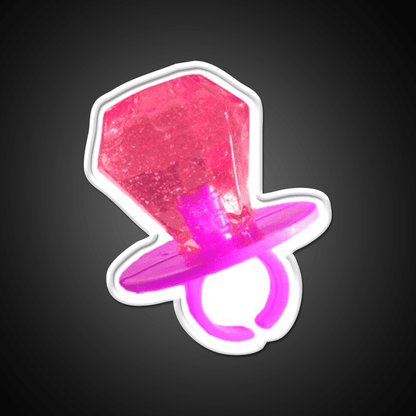 Pink Ring Pop Snack Food Led Neon Sign Rgb Color - Shineneon