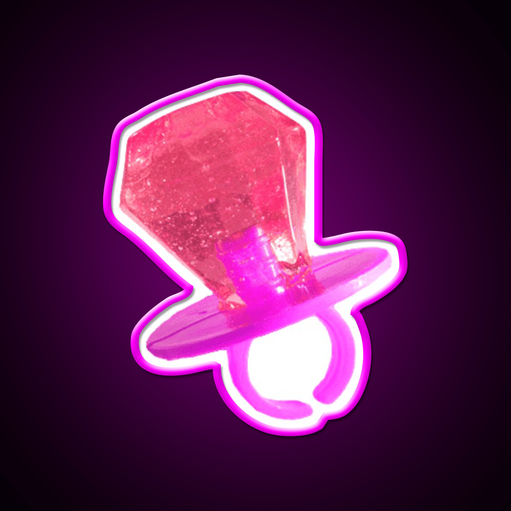 Pink Ring Pop Snack Food Led Neon Sign Rgb Color - Shineneon