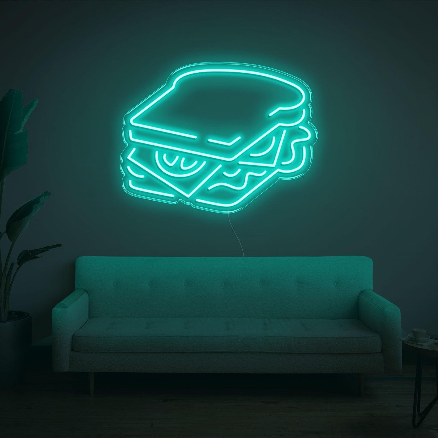 Pink Sandwich Led Neon Sign For Home Cafe Decor | Shineneon
