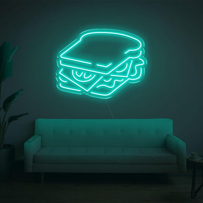 Pink Sandwich Led Neon Sign For Home Cafe Decor | Shineneon