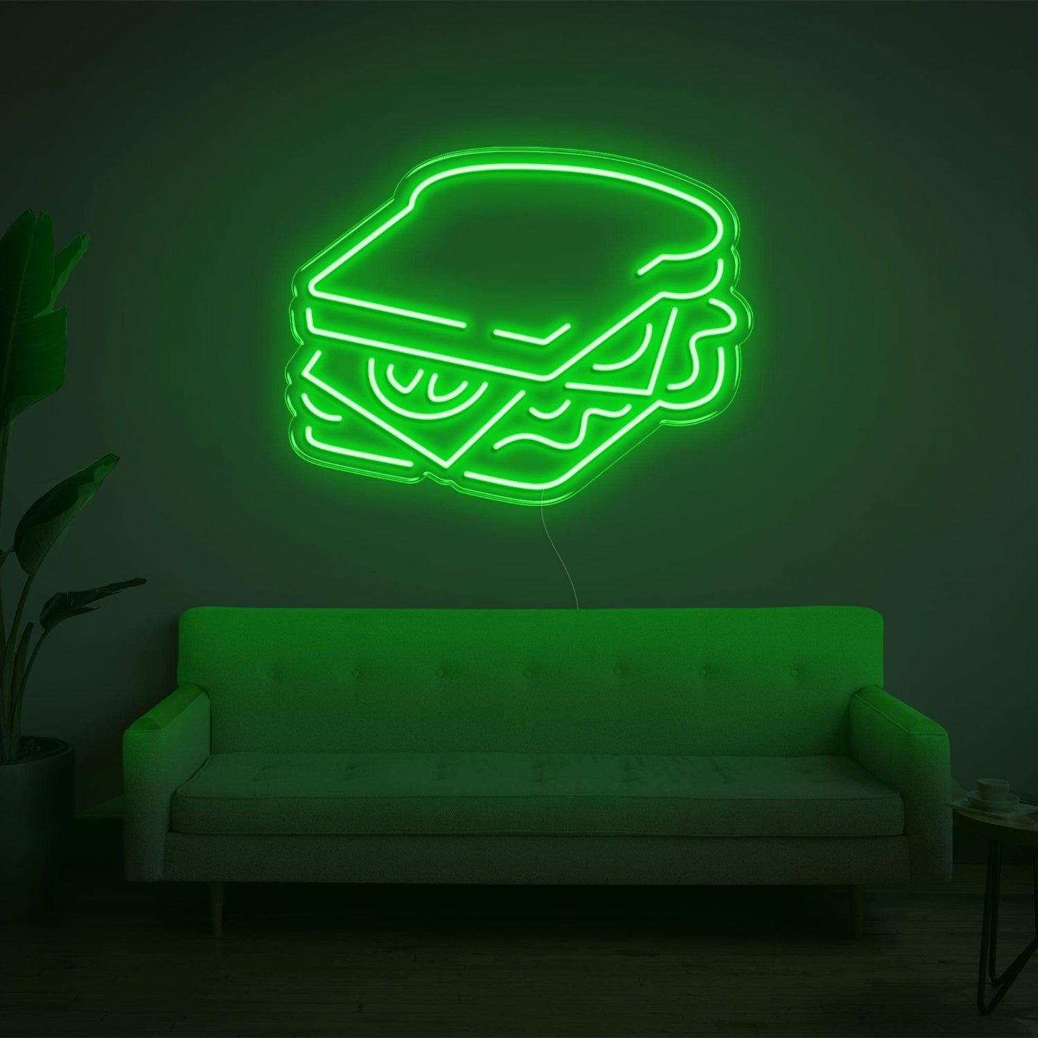 Pink Sandwich Led Neon Sign For Home Cafe Decor | Shineneon
