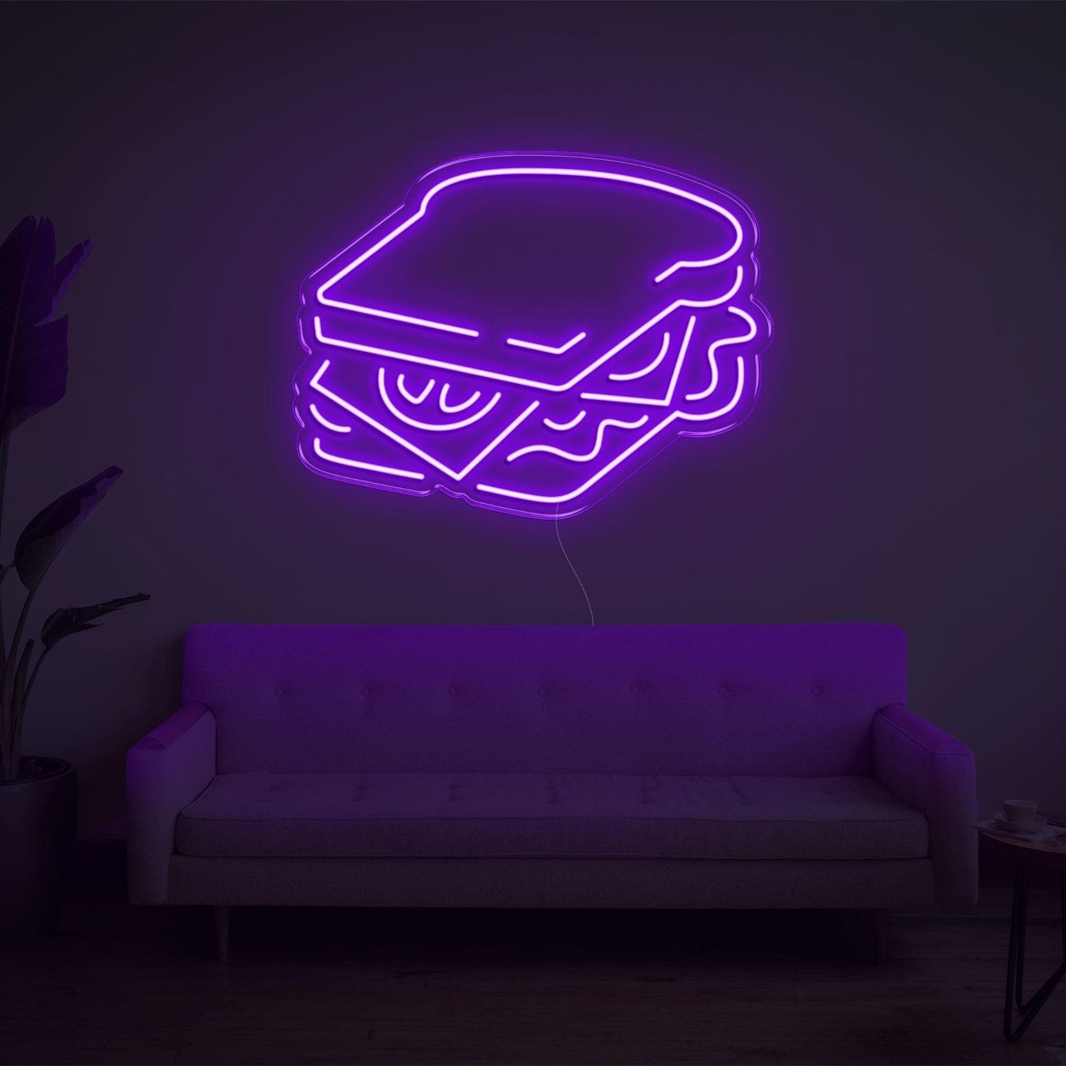 Pink Sandwich Led Neon Sign For Home Cafe Decor | Shineneon