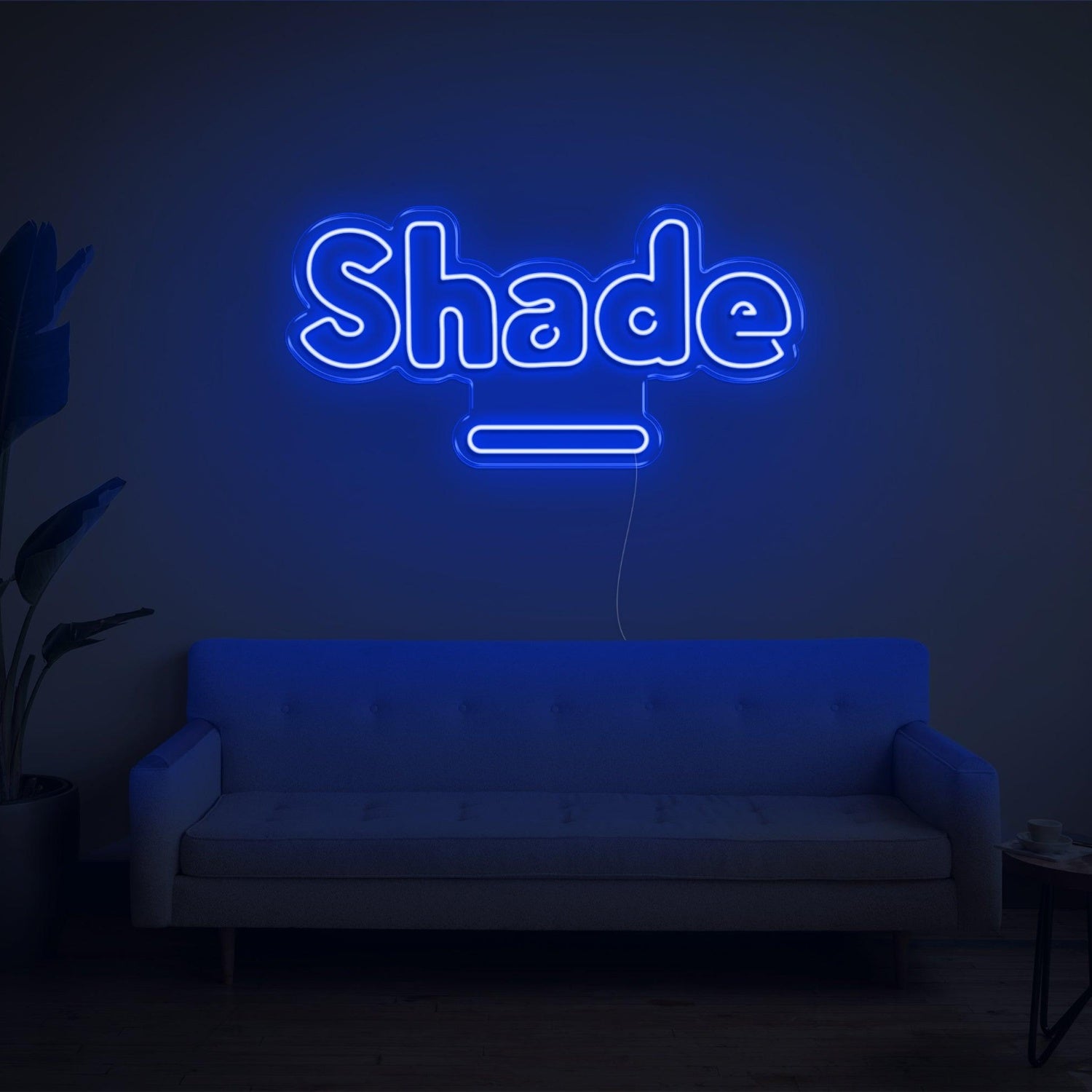 Pink Shade Led Neon Sign With Cup Design For Home Studio Decor | Shineneon