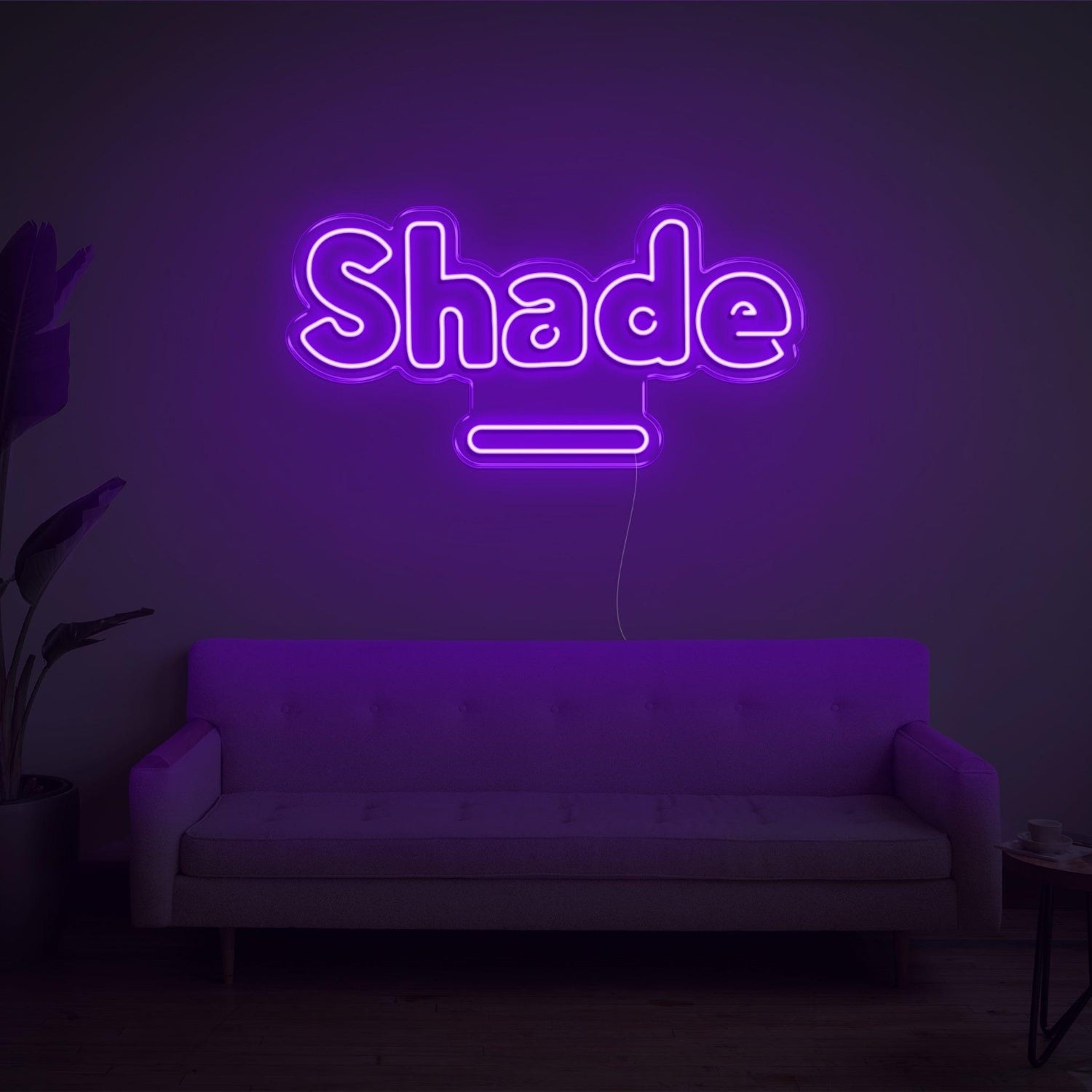 Pink Shade Led Neon Sign With Cup Design For Home Studio Decor | Shineneon