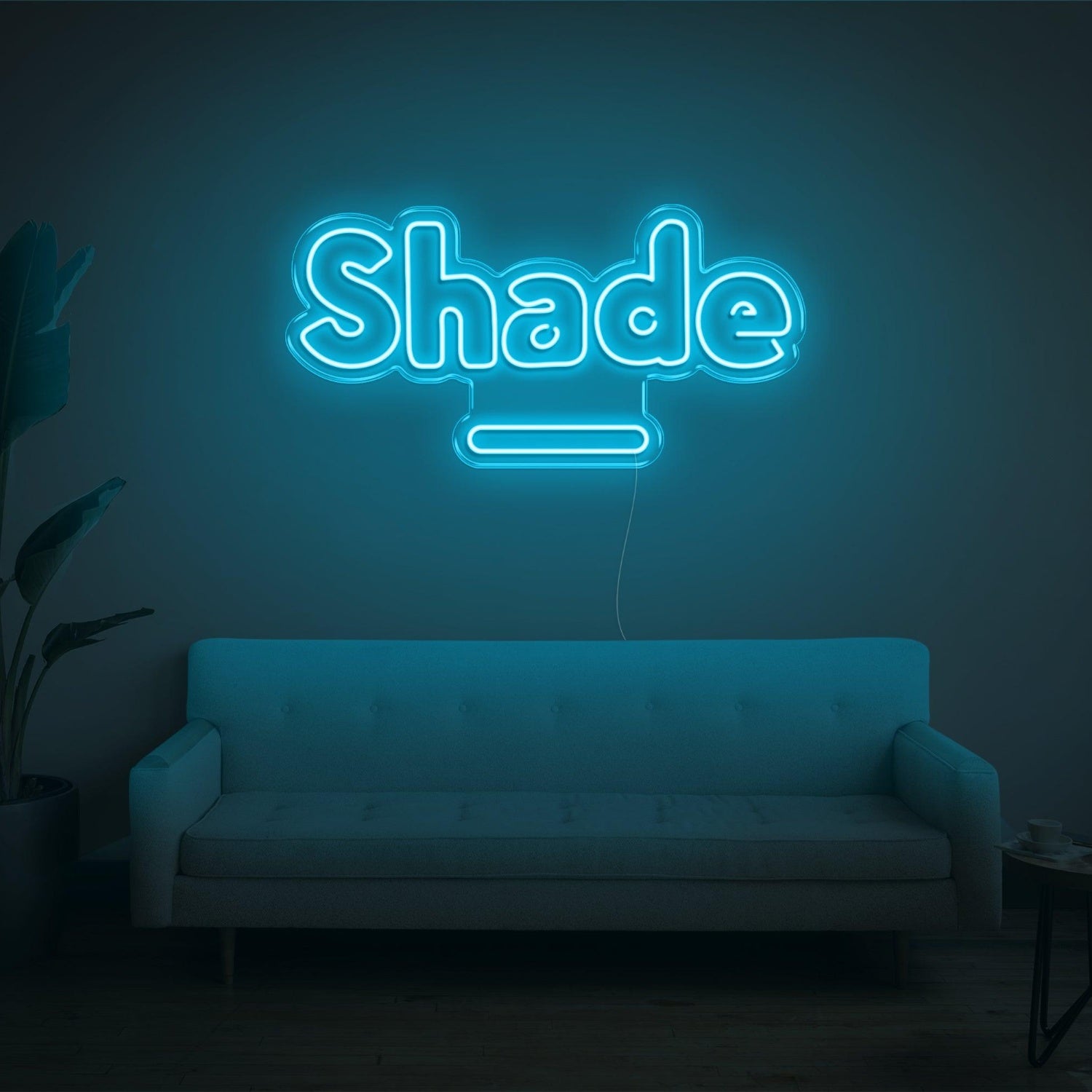 Pink Shade Led Neon Sign With Cup Design For Home Studio Decor | Shineneon