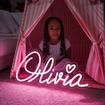 Pink Sophia Led Neon Sign Birthday Party Kids Bedroom Decor | Shineneon