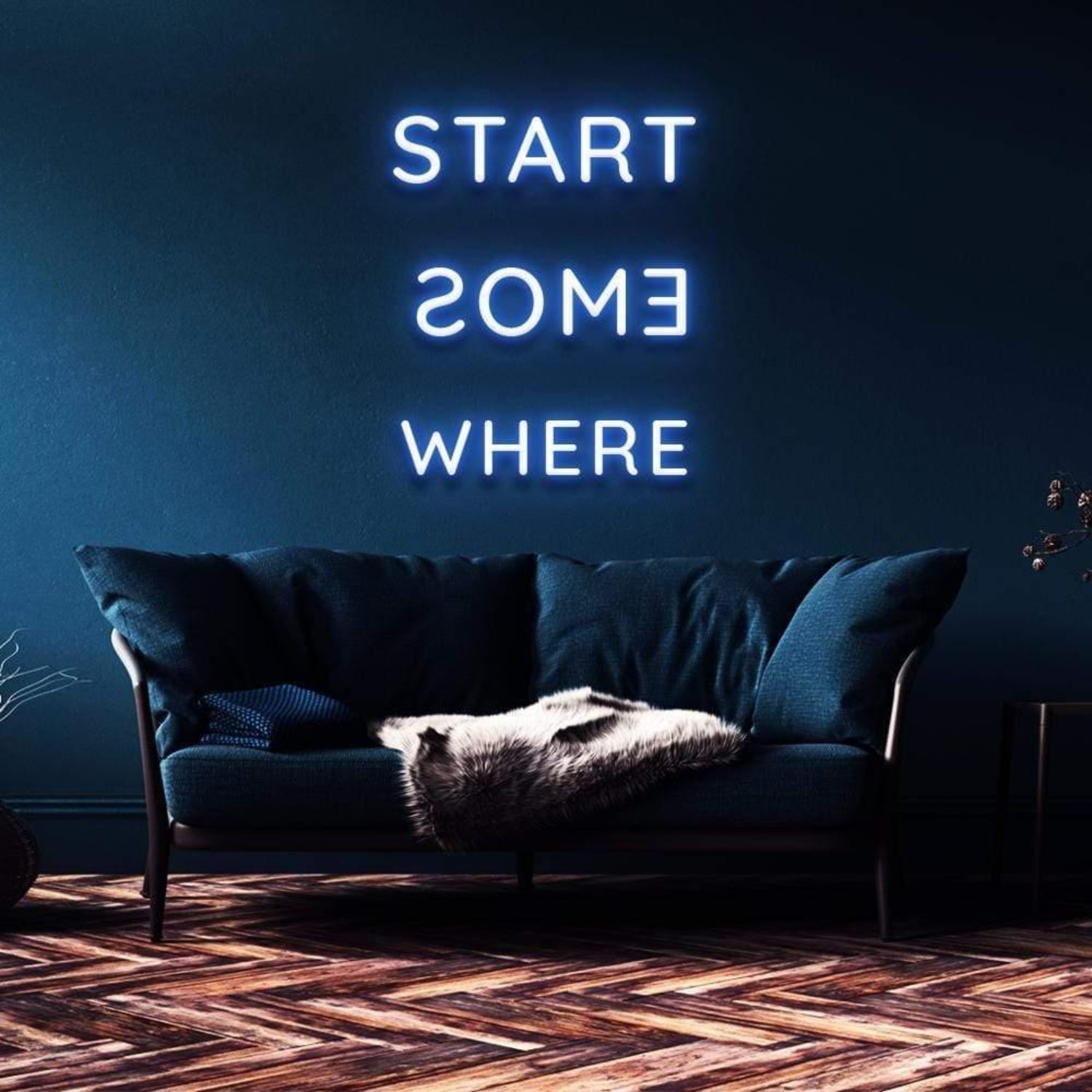 Pink Start Somewhere Led Neon Sign For Modern Home Decor | Shineneon