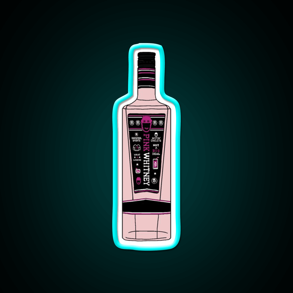 Pink Whitney Whiskey Drink Bar Led Neon Sign Rgb Color - Shineneon