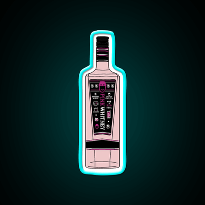 Pink Whitney Whiskey Drink Bar Led Neon Sign Rgb Color - Shineneon