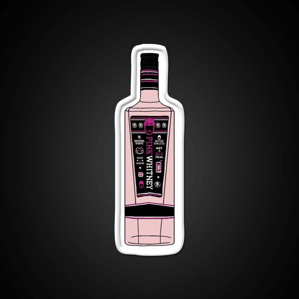 Pink Whitney Whiskey Drink Bar Led Neon Sign Rgb Color - Shineneon