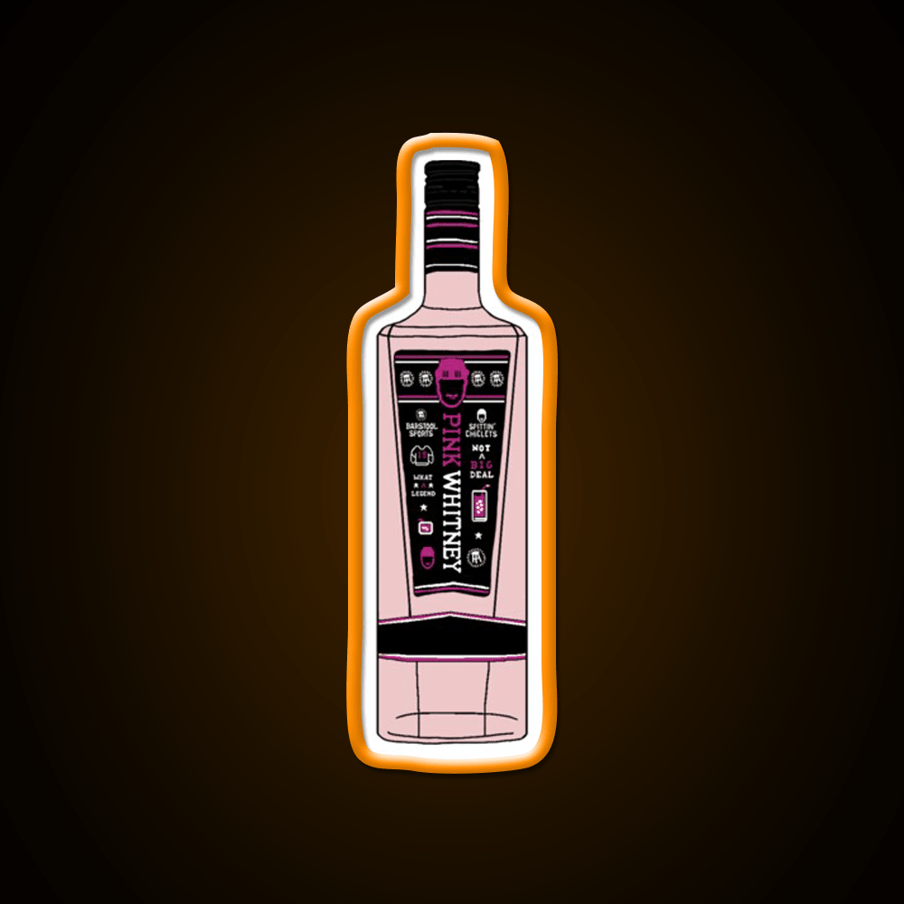 Pink Whitney Whiskey Drink Bar Led Neon Sign Rgb Color - Shineneon