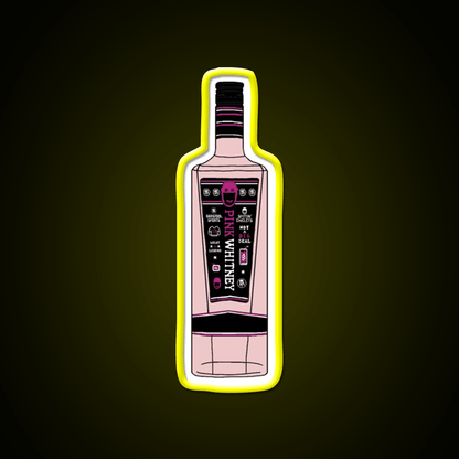 Pink Whitney Whiskey Drink Bar Led Neon Sign Rgb Color - Shineneon