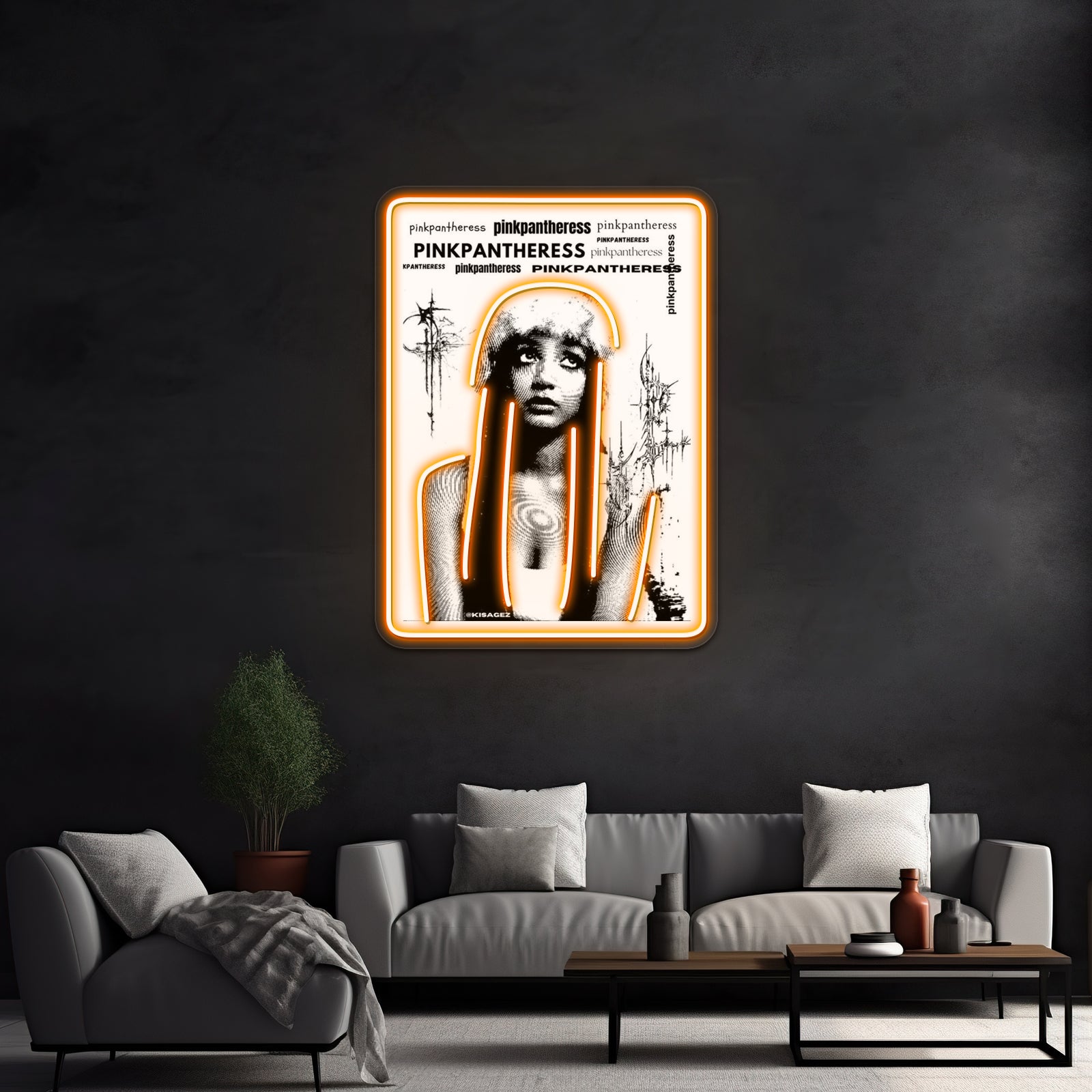 Pinkpantheress Artwork Led Neon Signs Custom | Shineneon