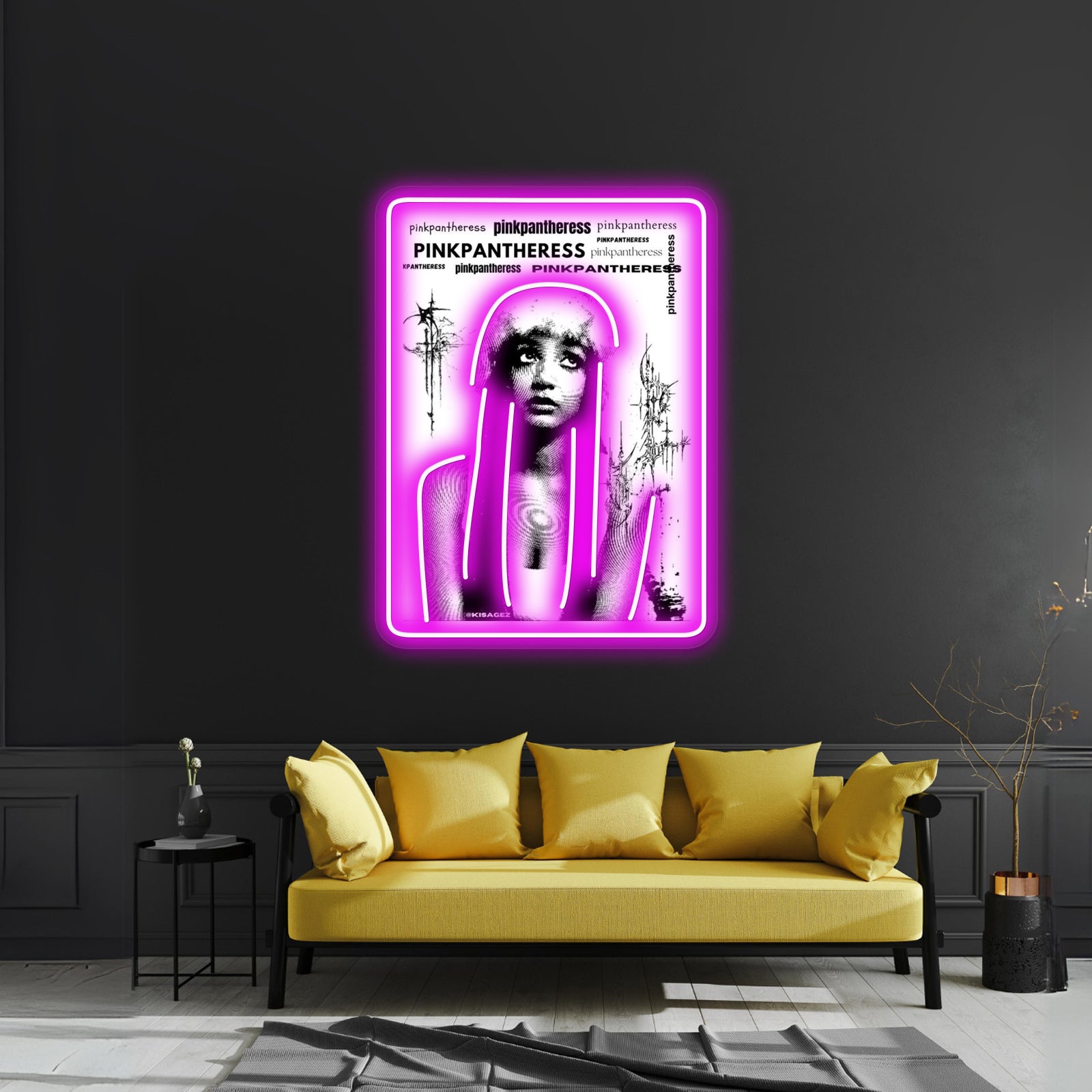 Pinkpantheress Artwork Led Neon Signs Custom | Shineneon