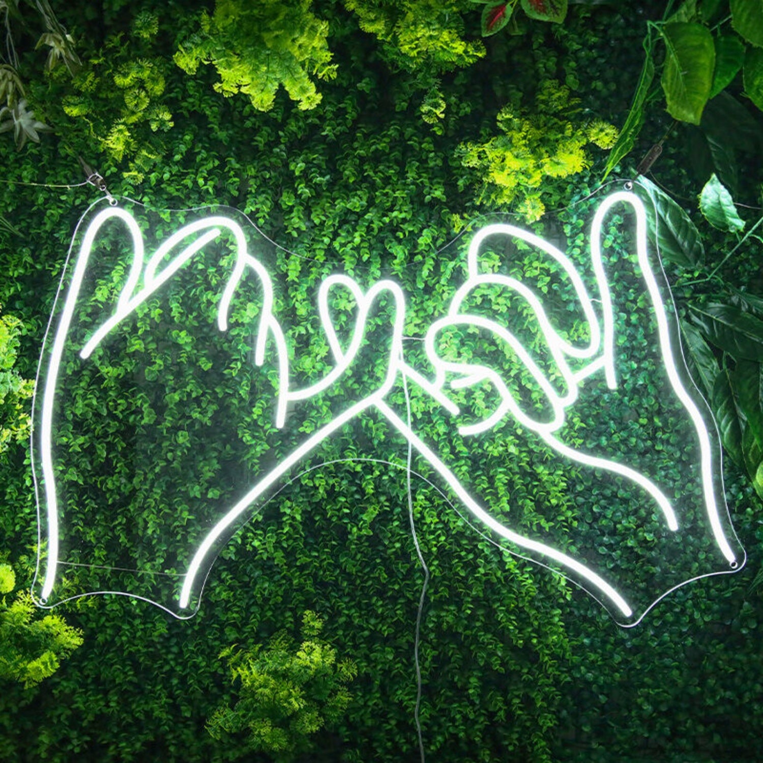 Pinky Finger Promise Neon Sign For Friendship And Positive Spaces | Shineneon