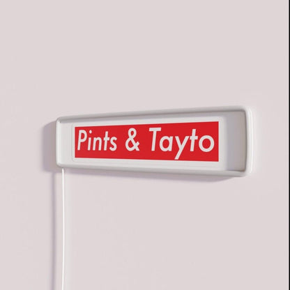 Pints And Tattoo Logo Rgb Led Neon Sign - Shineneon