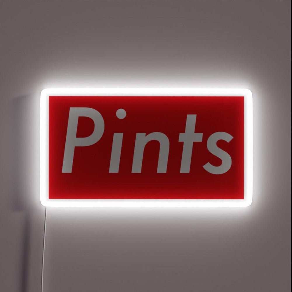 Pints Logo Rgb Led Neon Sign - Shineneon