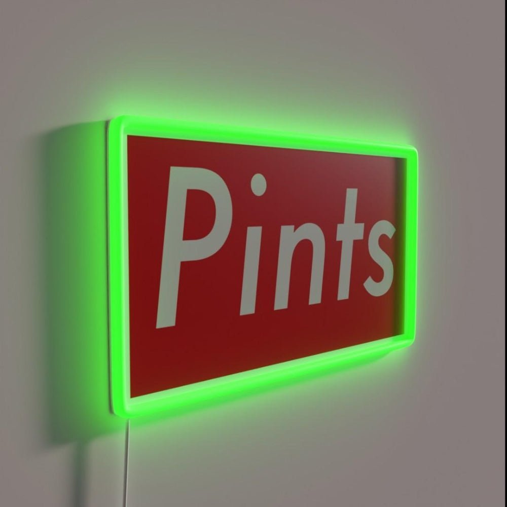 Pints Logo Rgb Led Neon Sign - Shineneon