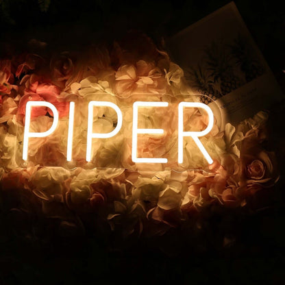 Piper Yellow Led Neon Sign - Shineneon