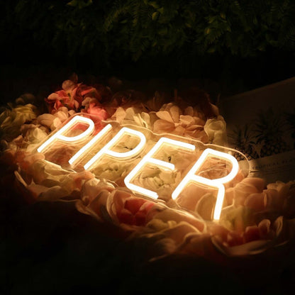 Piper Yellow Led Neon Sign - Shineneon