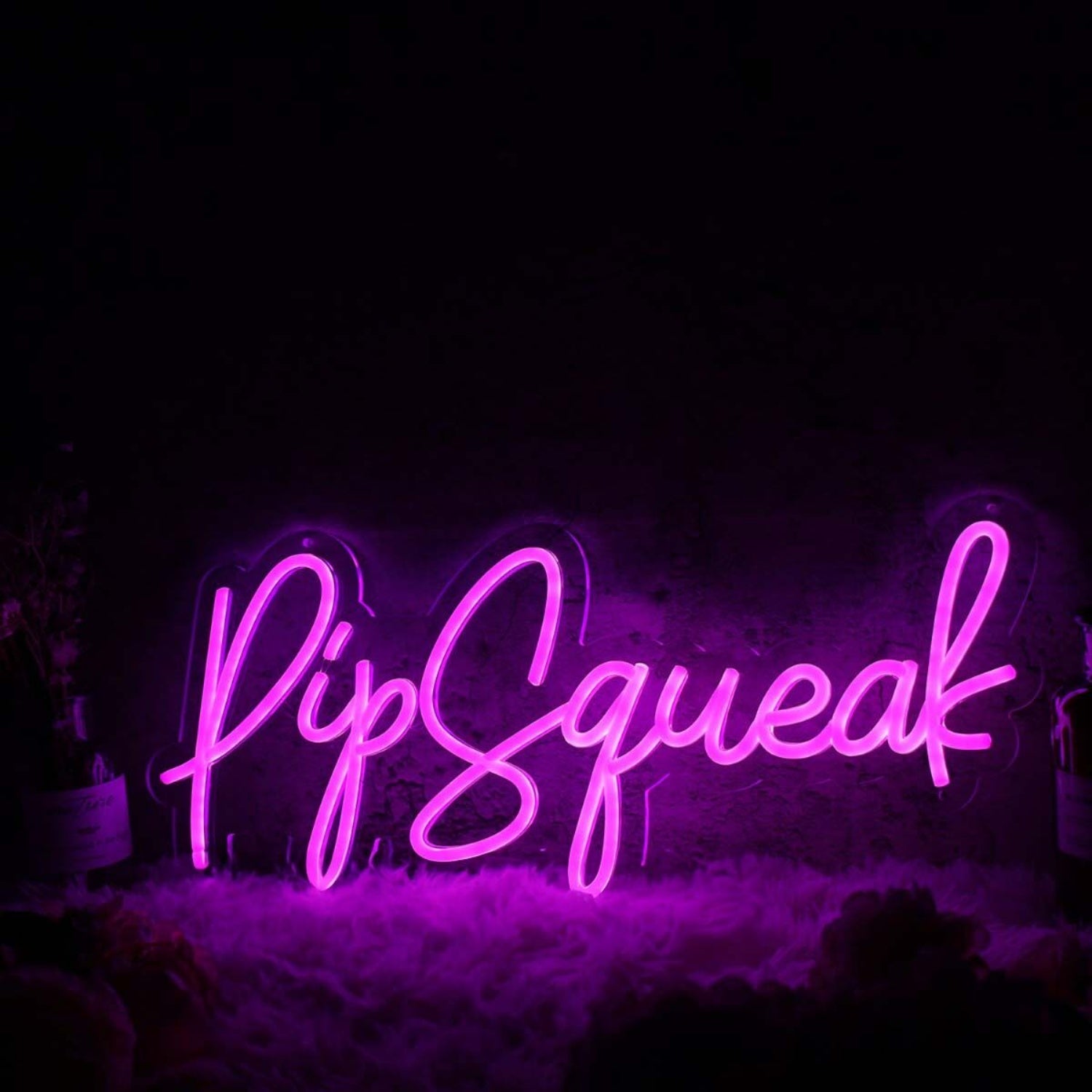 Pipsqueak Pink Led Neon Sign For Fun And Whimsical Decor | Shineneon