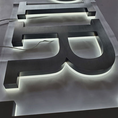 Pirie 3D Backlit Channel Letters Led Light Sign - Shineneon