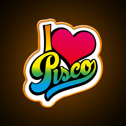 Pisco Peru Cocktail Bar Decor Led Neon Sign Rgb Color - LED neon sign view 5