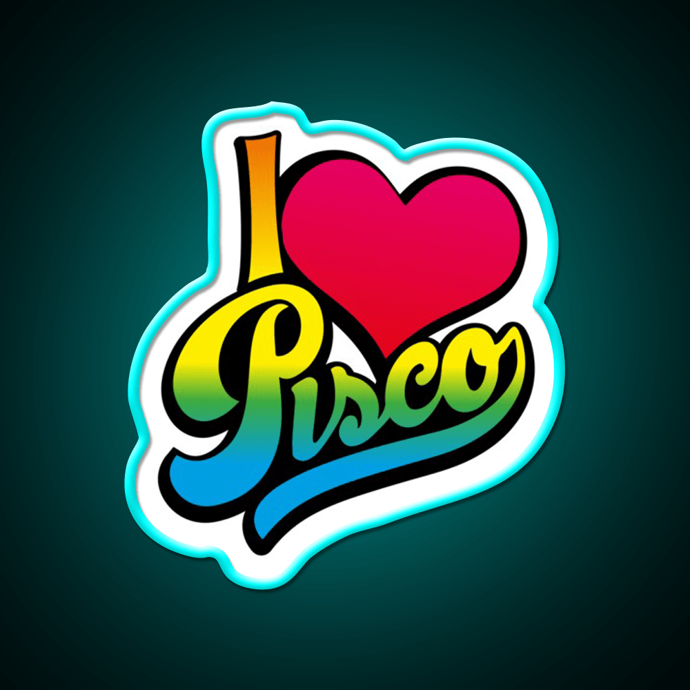 Pisco Peru Cocktail Bar Decor Led Neon Sign Rgb Color - Shineneon