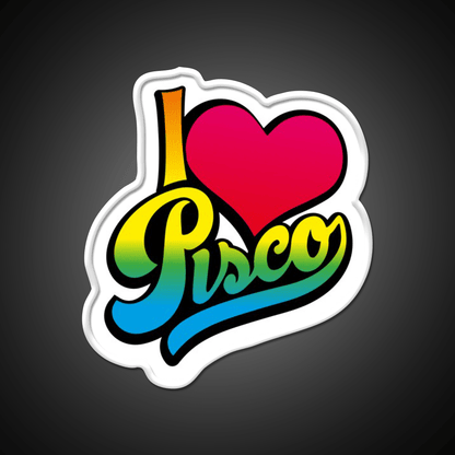 Pisco Peru Cocktail Bar Decor Led Neon Sign Rgb Color - Shineneon