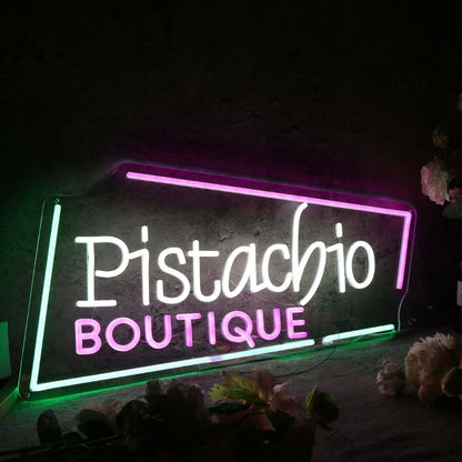 Pistachio Boutique Custom Led Neon Sign - Shineneon