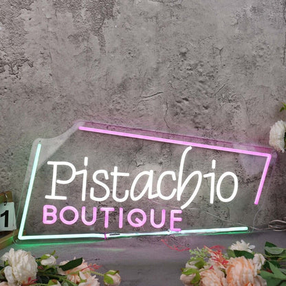 Pistachio Boutique Custom Led Neon Sign - Shineneon