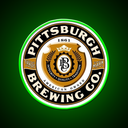 Pittsburgh Brewing Co Beer Bar Decor Led Neon Sign Rgb Color - LED neon sign view 8
