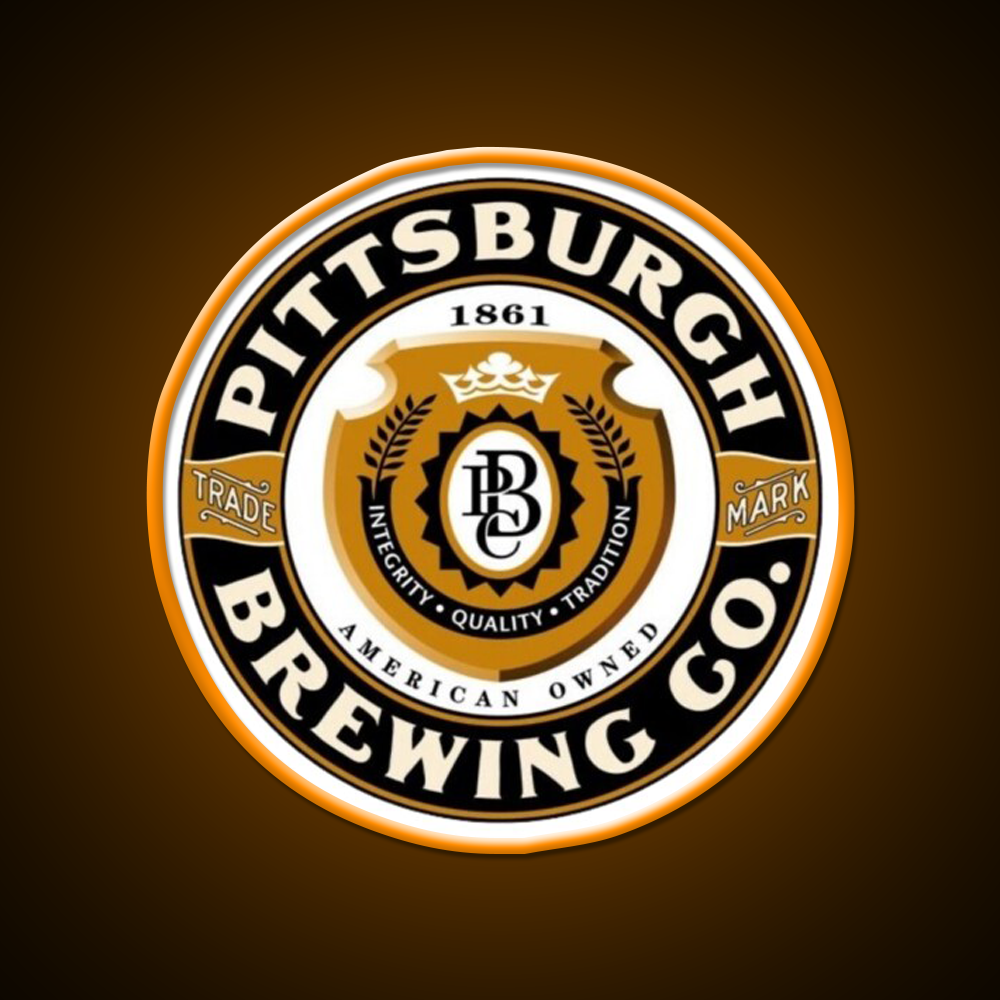Pittsburgh Brewing Co Beer Bar Decor Led Neon Sign Rgb Color - LED neon sign view 6
