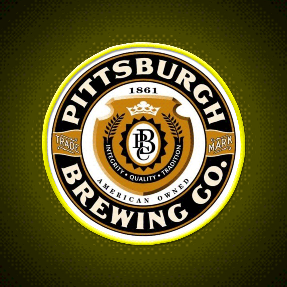 Pittsburgh Brewing Co Beer Bar Decor Led Neon Sign Rgb Color