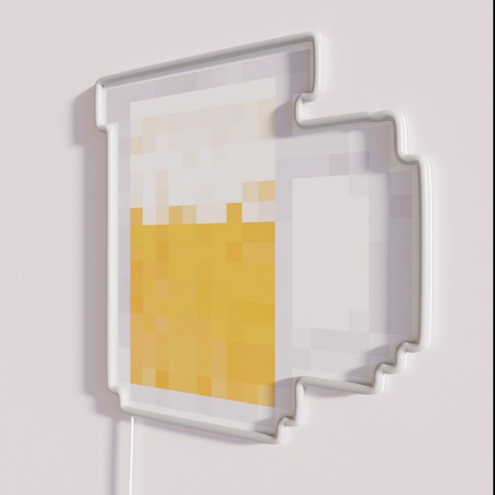 Pixel Beer Mug Rgb Led Neon Sign - Shineneon